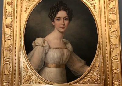 Joséphine de Suède, à l’âge de 17 ans, fille aînée du prince Eugène et d’Auguste Amélie qui épousa l’héritier de la couronne suédoise -Joseph STIELER (1823) - Stockholm, Gustave V foundation.