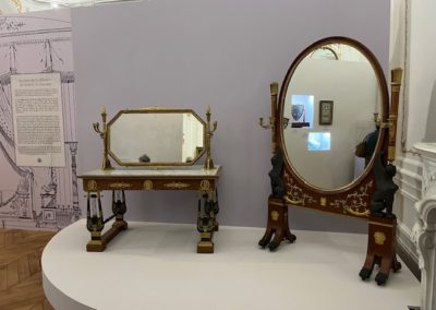 Table de toilette de Josephine aux Tuileries vers 1800