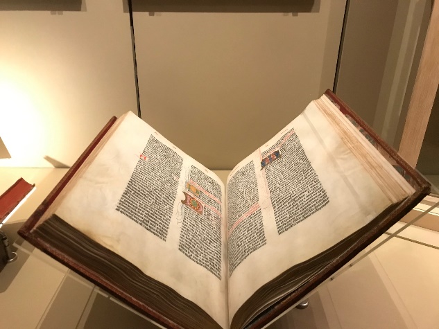 la Bible de Gutenberg