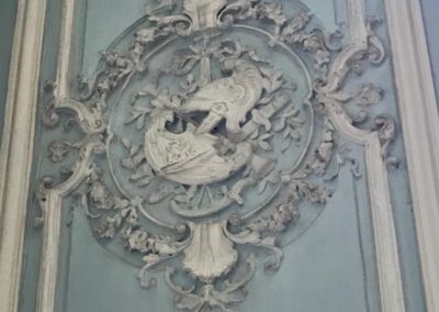 detail sculpture boiserie, petit salon