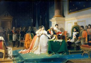 Le divorce de l'Impératrice Joséphine, le 15 décembre 1809, par Henri-Frédéric Schopin.