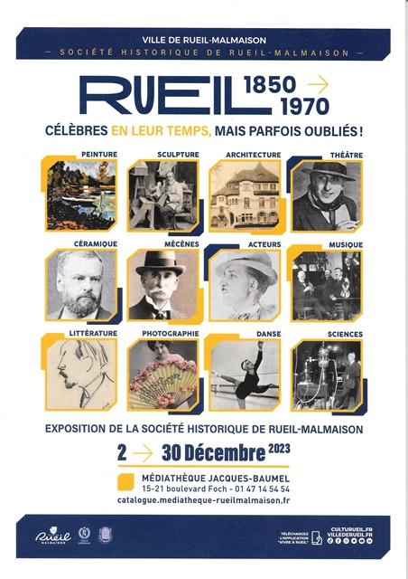 Hors série – Rueil 1850-1970 : Célèbres en leur temps, mais parfois oubliés !