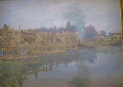 C.MONET-Argenteuil, le pont en réparation-1872