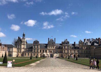 Fontainebleau - la cour des adieux